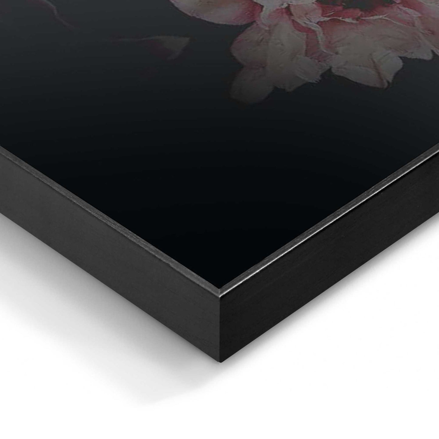 Wandbild Frau mit Blumenhut 100x140