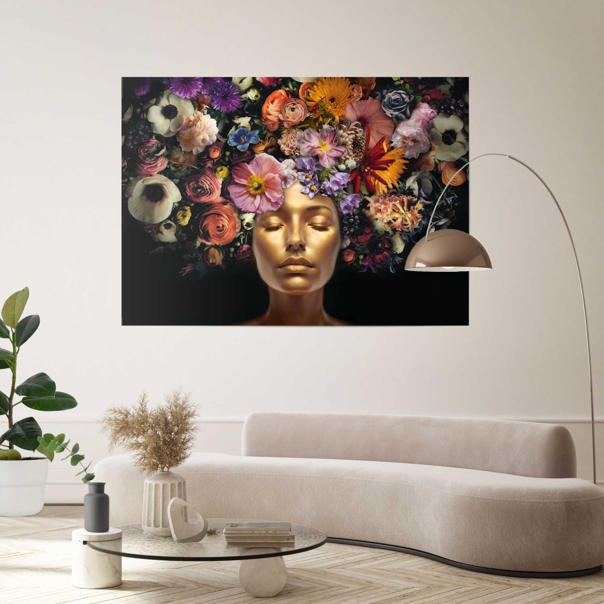 XXL Poster Serene Golden 100x140 - Reinders