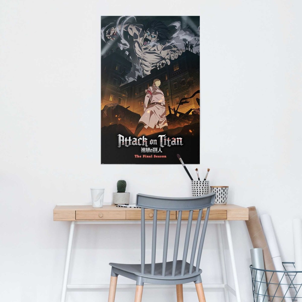 Poster Attack on Titan S4 - eren onslaught 91,5x61 - Reinders
