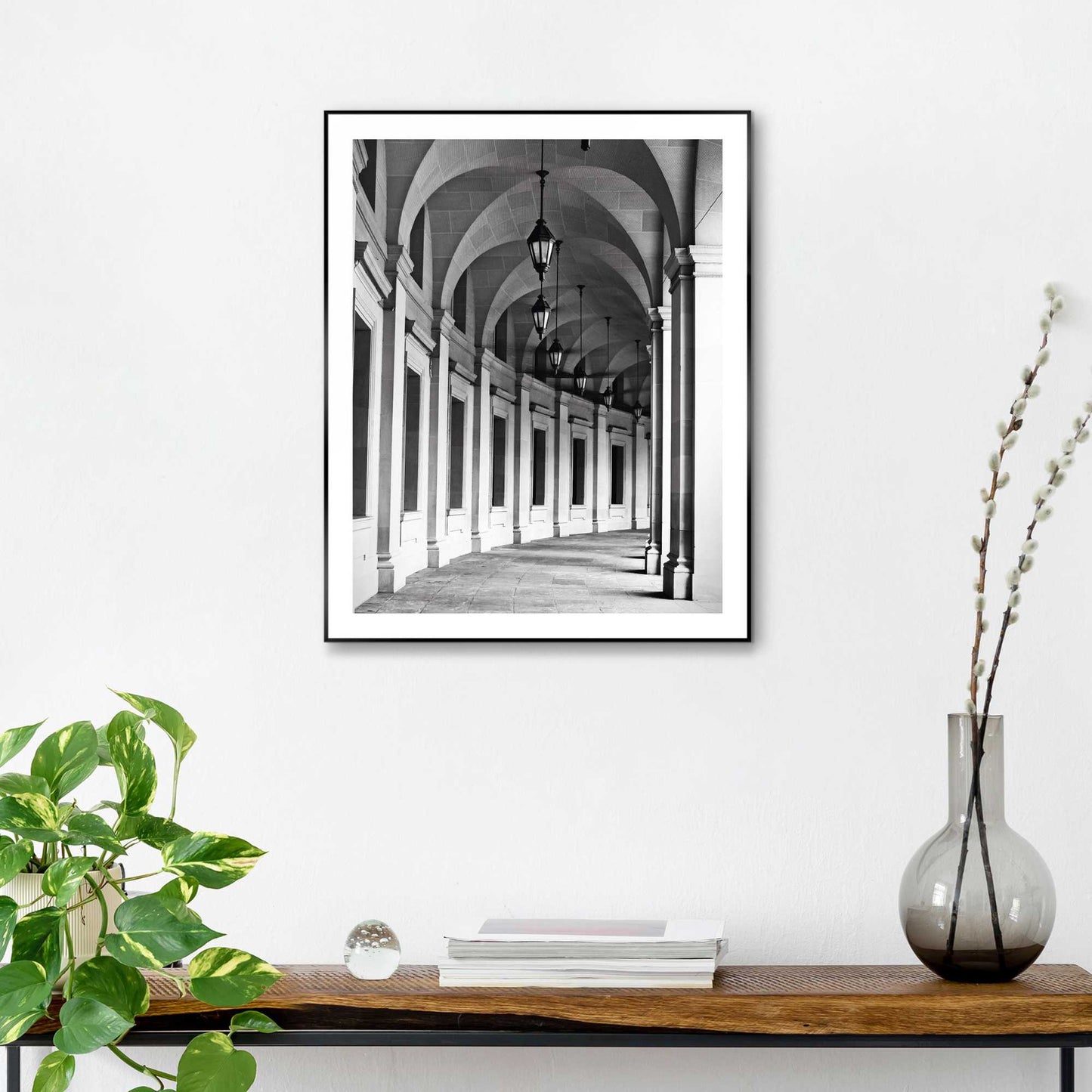 Gerahmtes Bild Kolonnade50x40