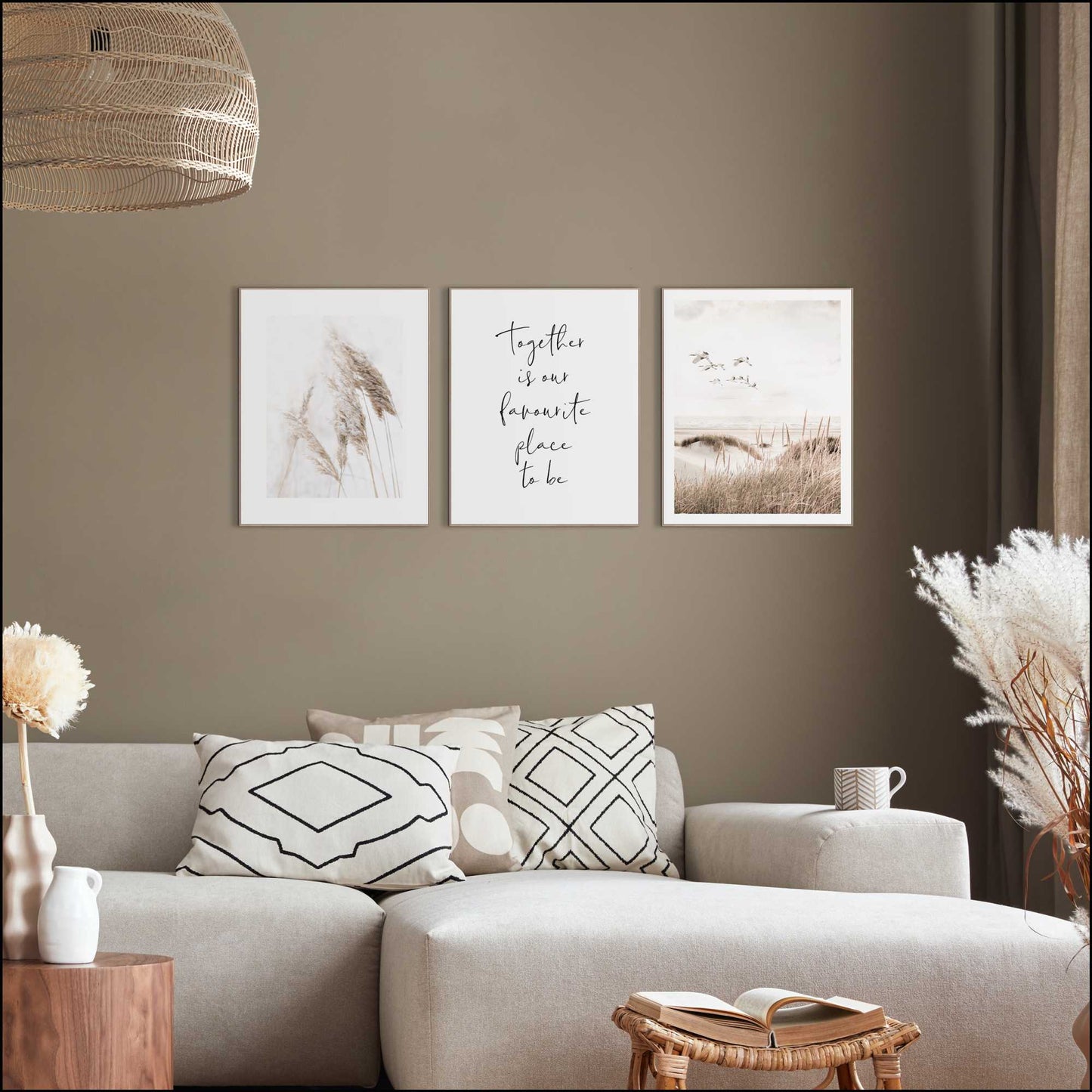 Bilder Set Strand 50x40
