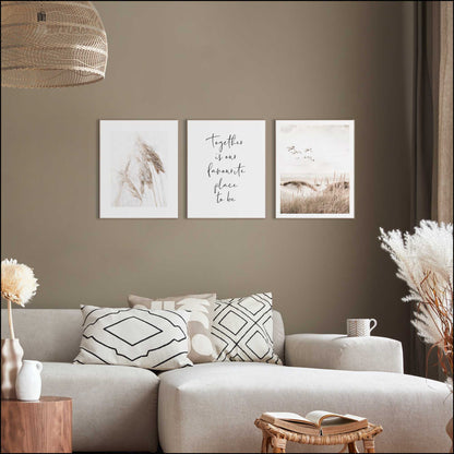 Bilder Set Strand 50x40