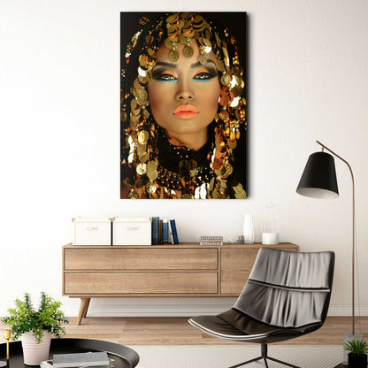 Glasbild Arabische Prinzessin 116x78