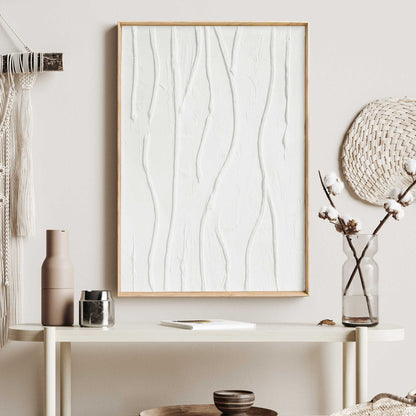Relief Wandbild Linien 70x50