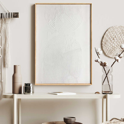 Relief Wandbild Bögen 70x50