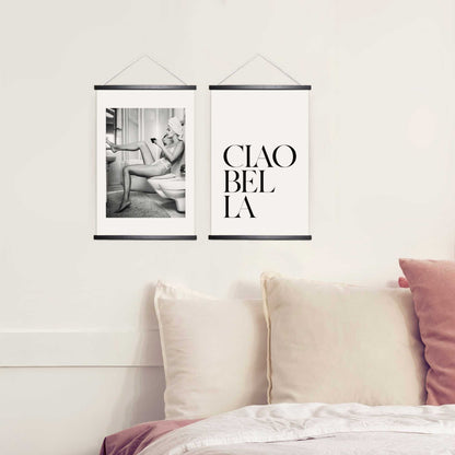 Premium Poster set Ciao Bella 30x20