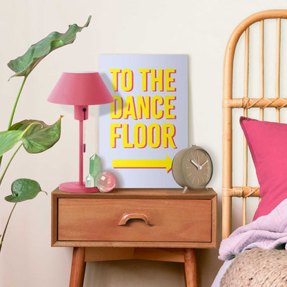 Wandbild Dancefloor 30x20