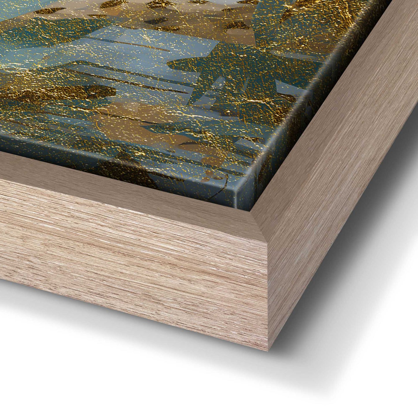 Gerahmtes Bild Goldener Tiger 118x70