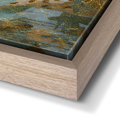 Gerahmtes Bild Goldener Tiger 118x70