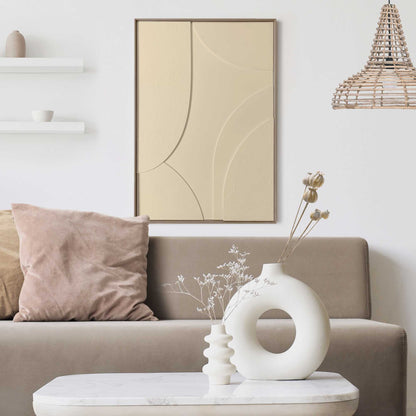 Schilderij Terrace - sand 70x50