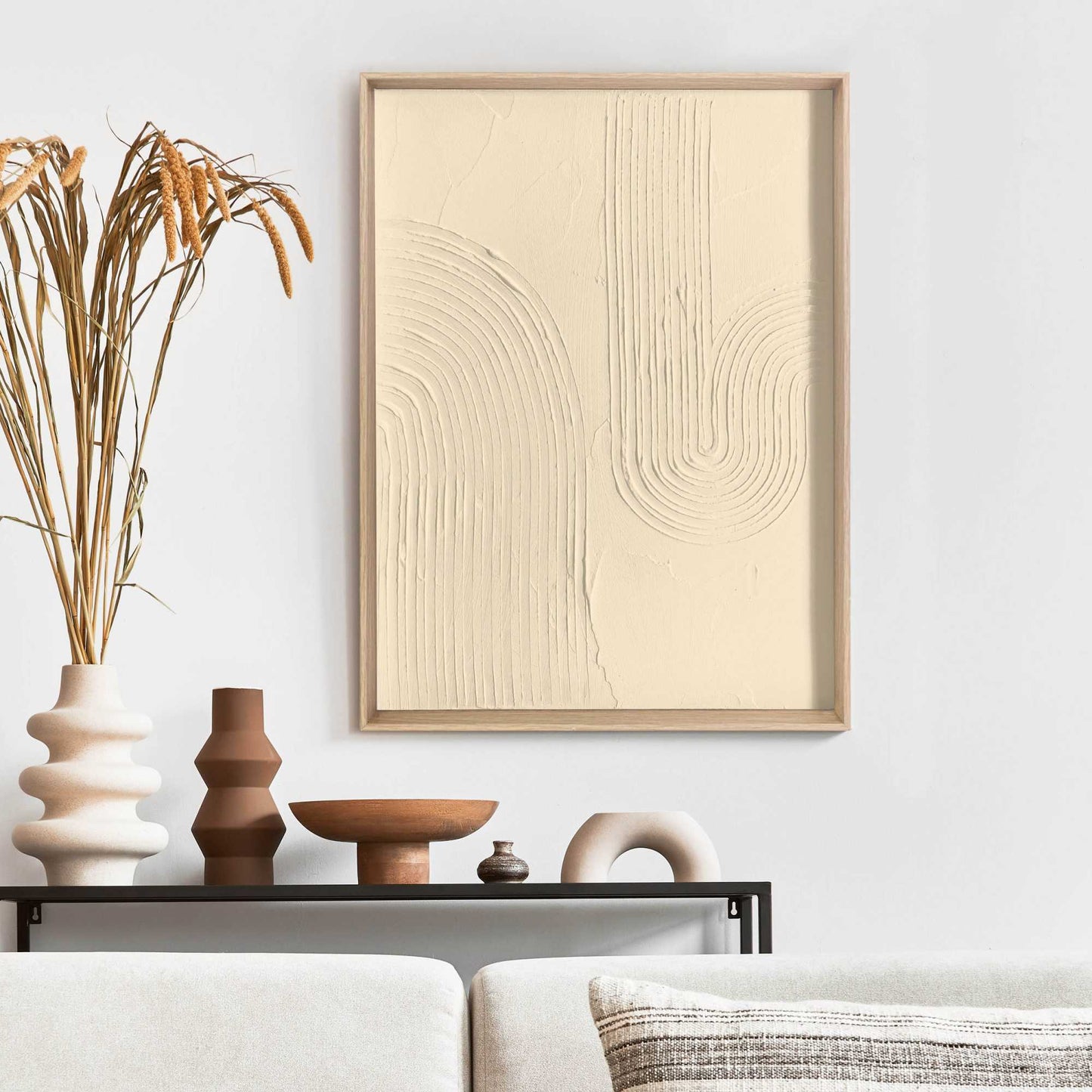 Schilderij Sharp - sand 40x30