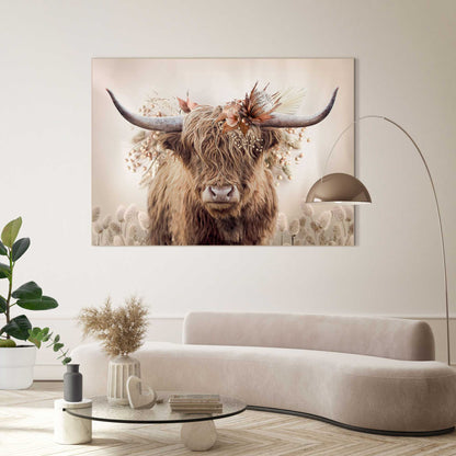 Wandbild Floral Highlander 100x140