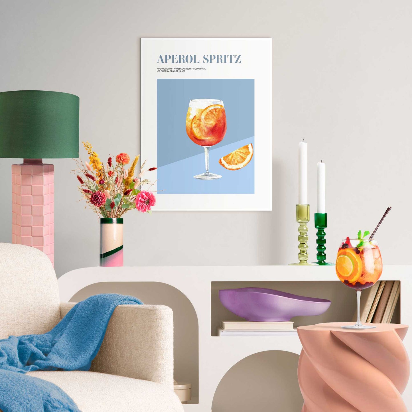 Schilderij Aperol Spritz 40x30