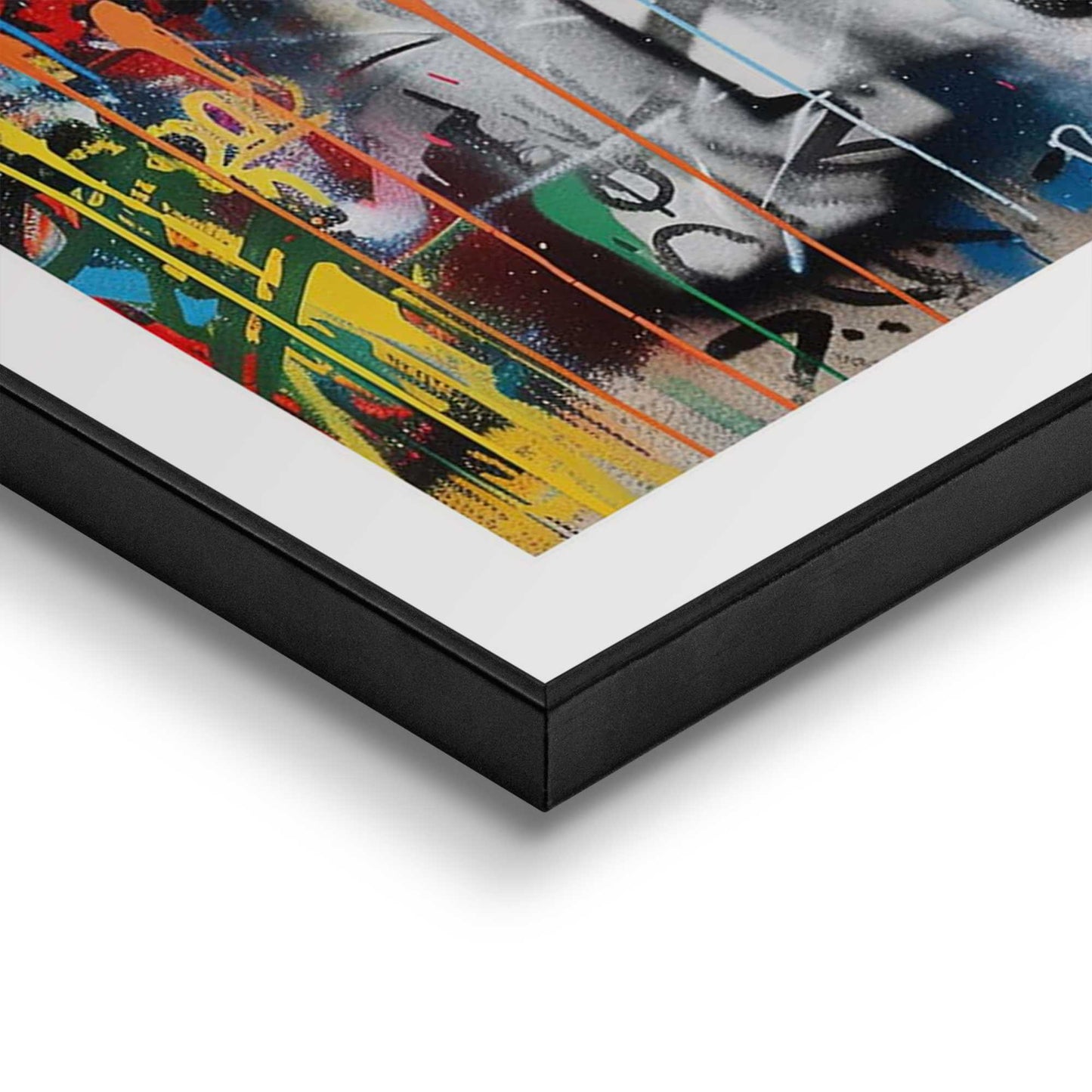 Schilderij Grafitti Surprise 70x50