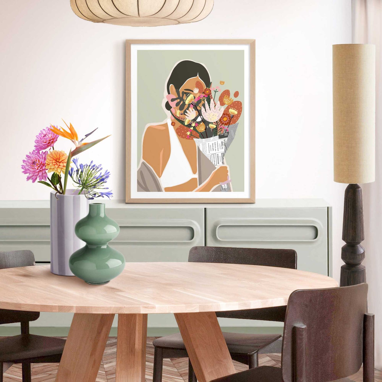 Bilderrahmen Poster 40x50 buche
