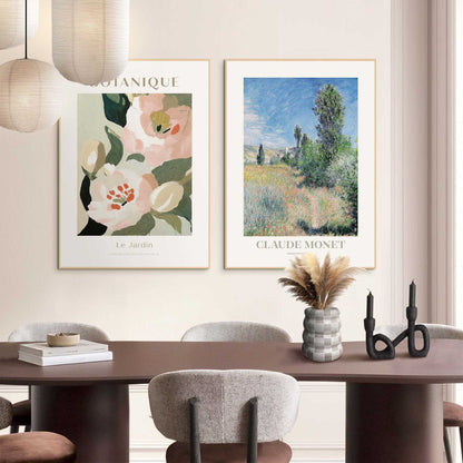 Bilder Set Monet-Garten-Bündel 70x50