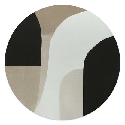 Glasschilderij Abstracte sfeer II 50 Rond - Reinders