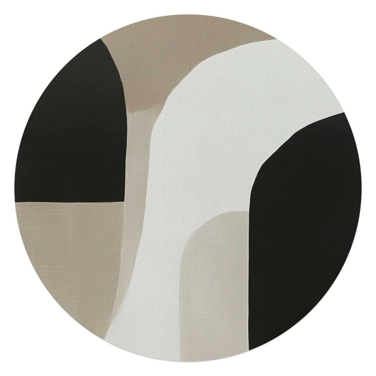 Glasschilderij Abstracte sfeer II 70 Rond - Reinders