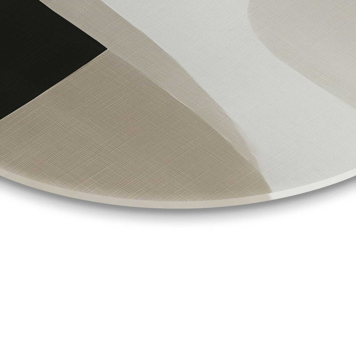 Glasschilderij Abstracte sfeer II 70 Rond - Reinders