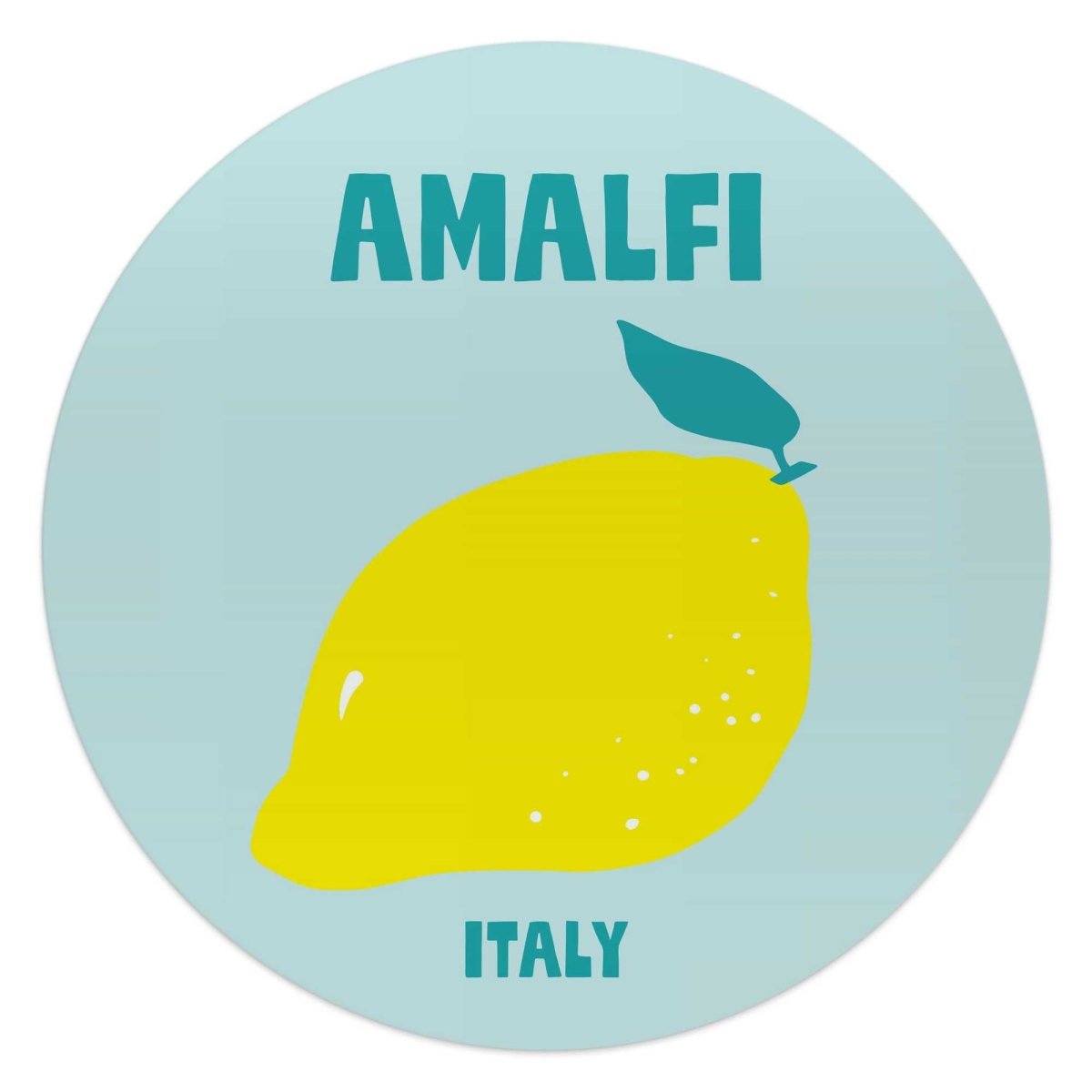 Glasschilderij Amalfi 50 Rond - Reinders
