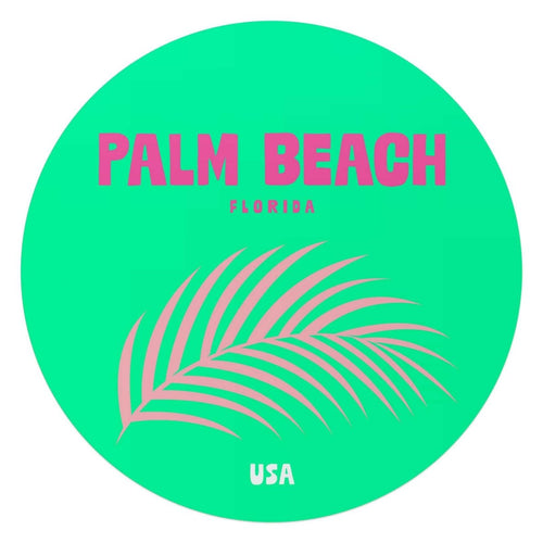 Glasbild Florida 70 Rund