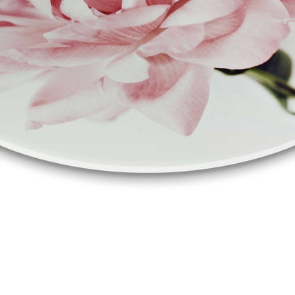 Glasschilderij Pioenroos 50 Rond - Reinders