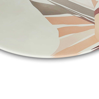 Glasschilderij Rustige elegantie 50 Rond - Reinders