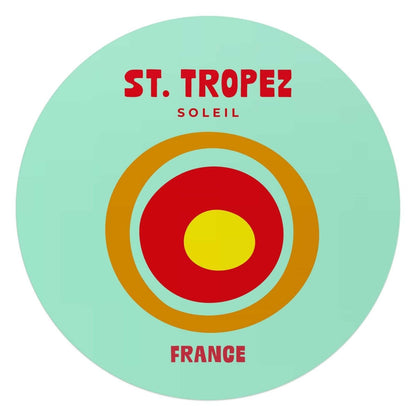 Glasschilderij Saint Tropez 70 Rond - Reinders