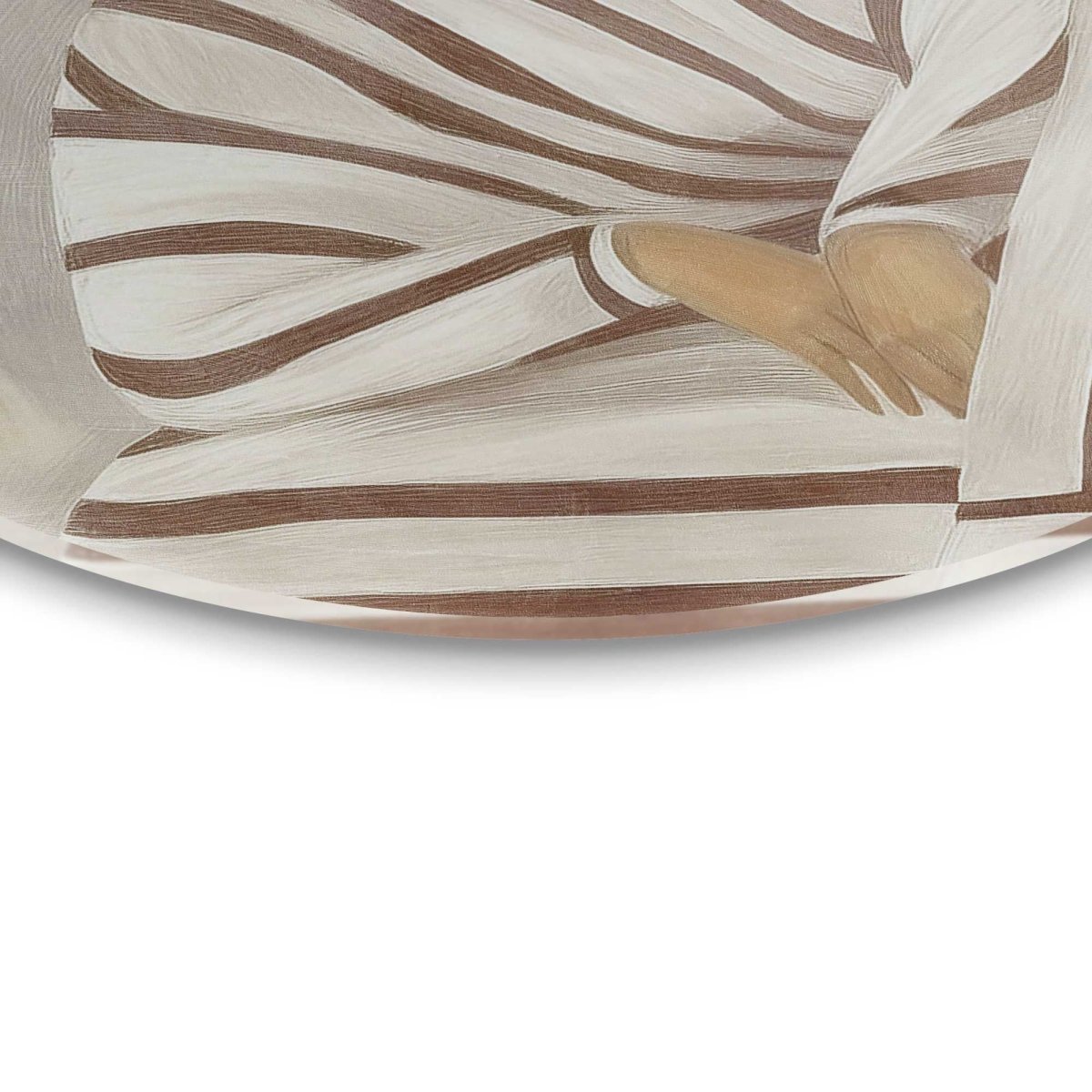 Glasschilderij Zen dame 50 Rond - Reinders
