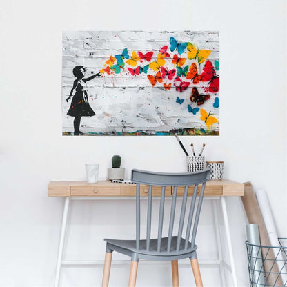 Poster Butterfly Girl 61x91,5 - Reinders
