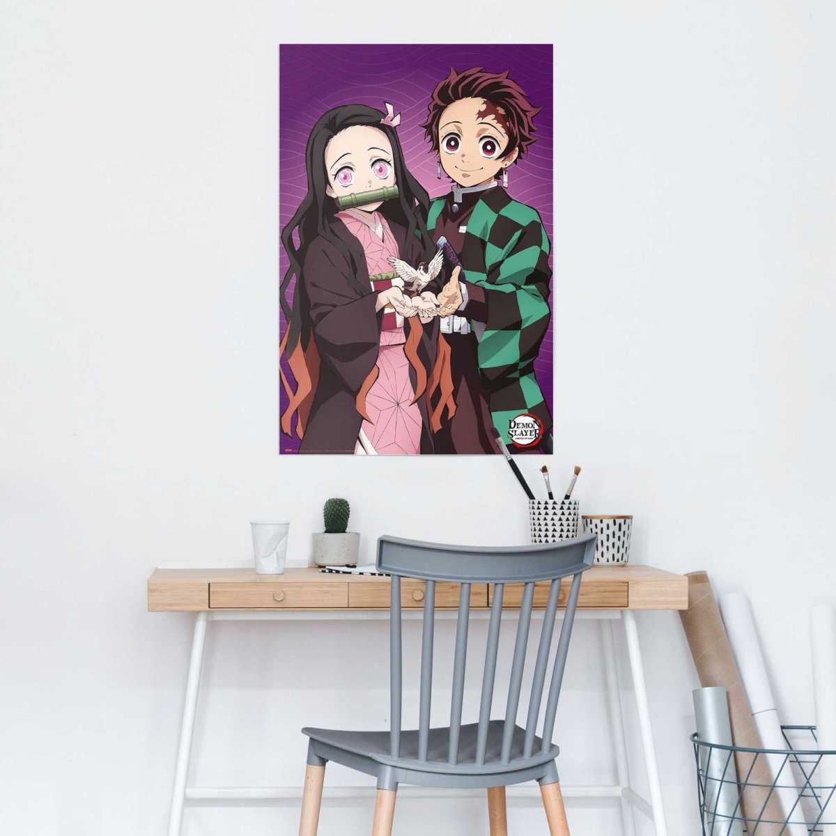 Poster Demon Slayer - Tanjiro en Nezuko 91,5x61 - Reinders