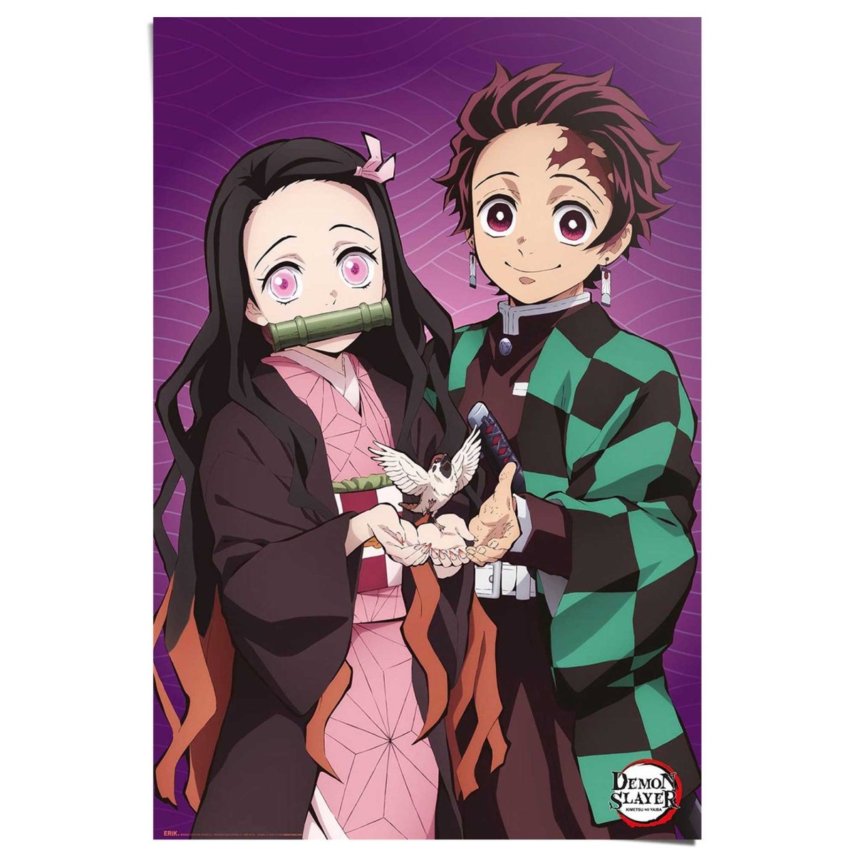 Poster Demon Slayer - Tanjiro en Nezuko 91,5x61 - Reinders