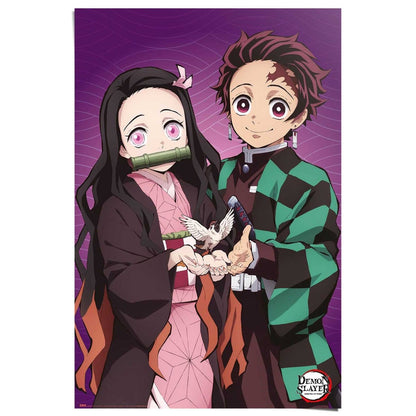 Poster Demon Slayer - Tanjiro en Nezuko 91,5x61 - Reinders