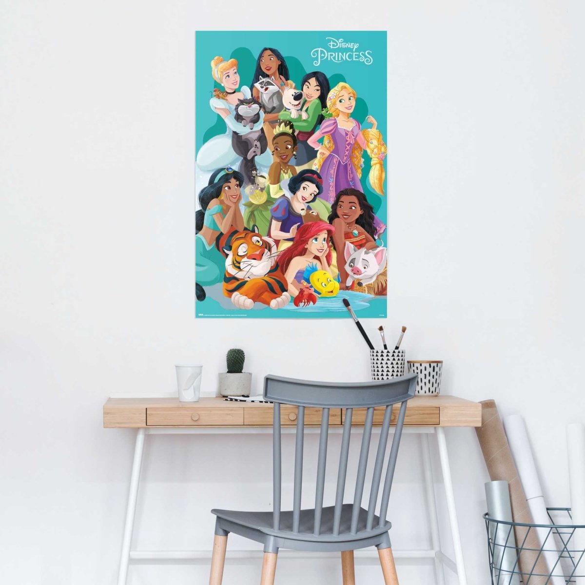 Poster Disney prinsessen 91,5x61 - Reinders