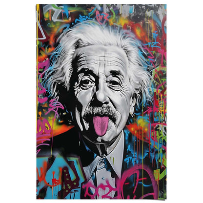 Poster Einstein Tongue 91,5x61 - Reinders