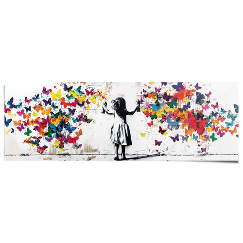 Poster Girl Spraying 53x158
