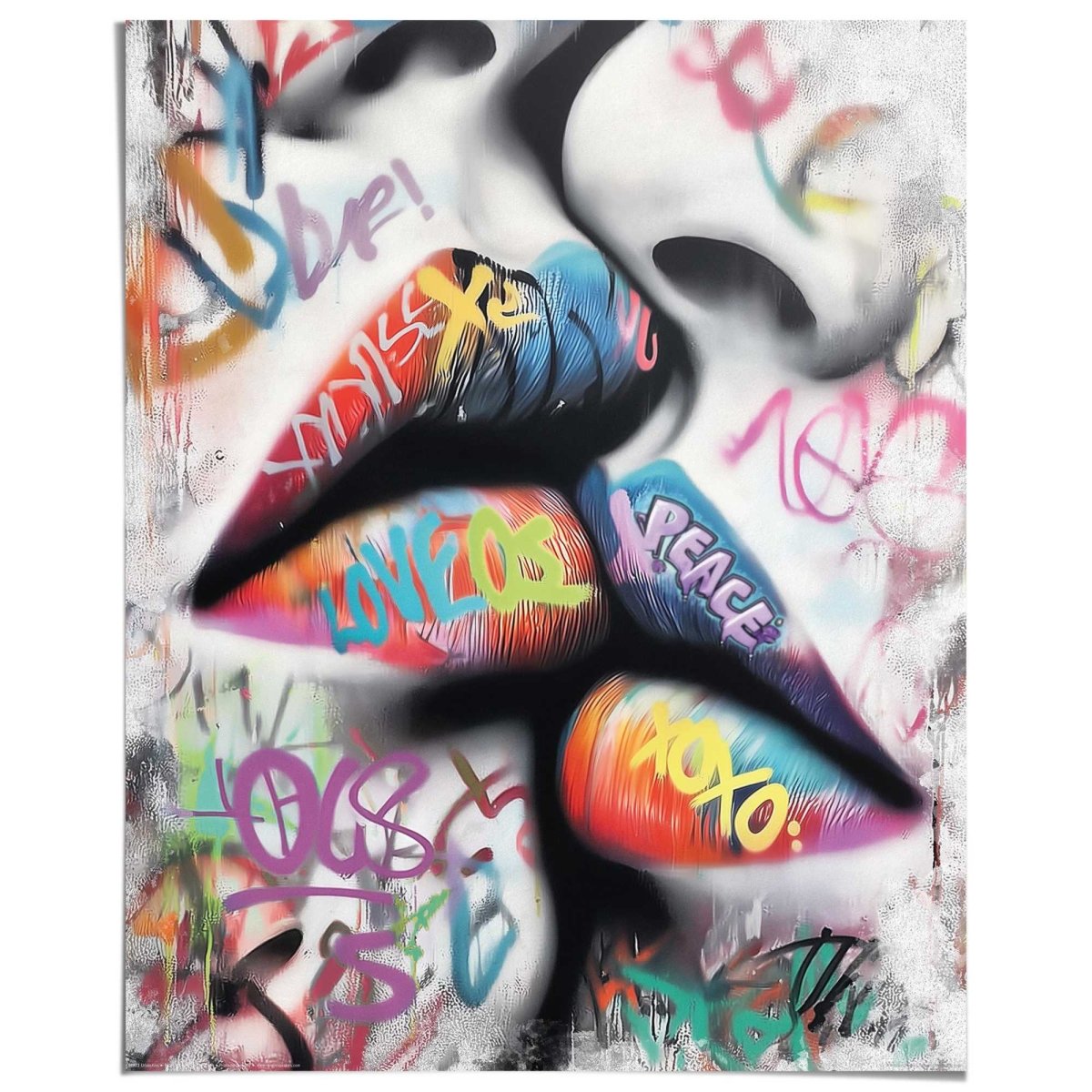 Poster Graffiti Kus 50x40 - Poster - Reinders