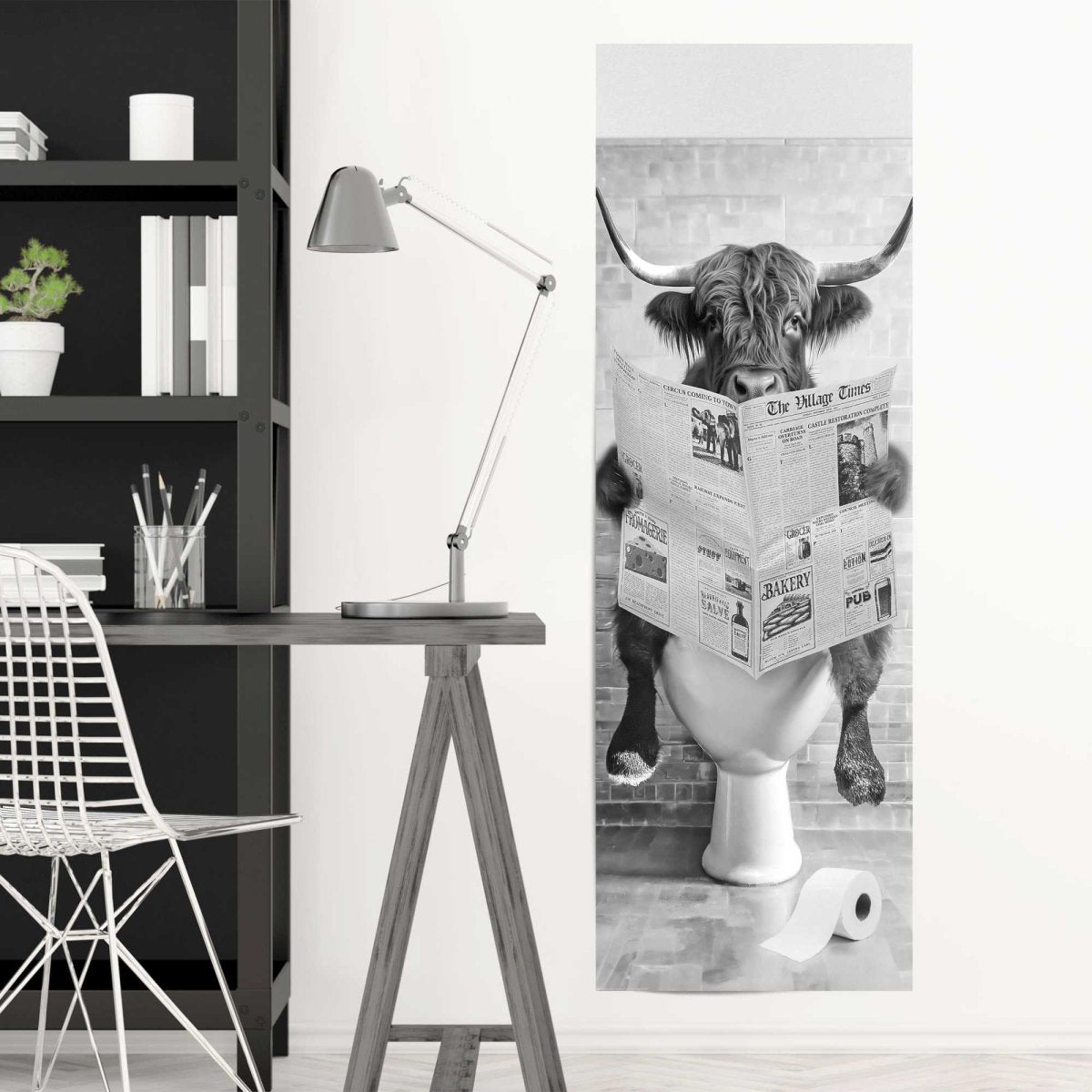 Poster Hooglander Toilet 158x53 - Poster - Reinders