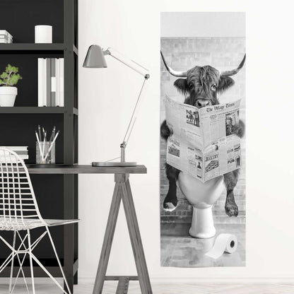 Poster Hooglander Toilet 158x53 - Poster - Reinders