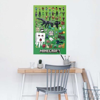 Poster Minecraft - character montage 91,5x61 - Reinders