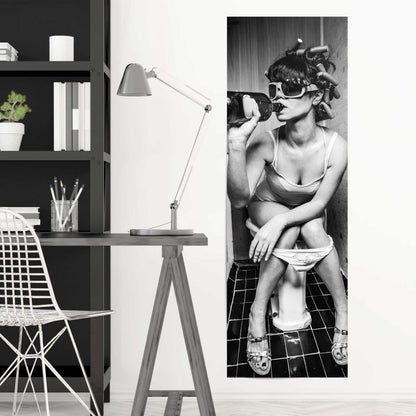 Poster Restroom Rebel 158x53 - Poster - Reinders