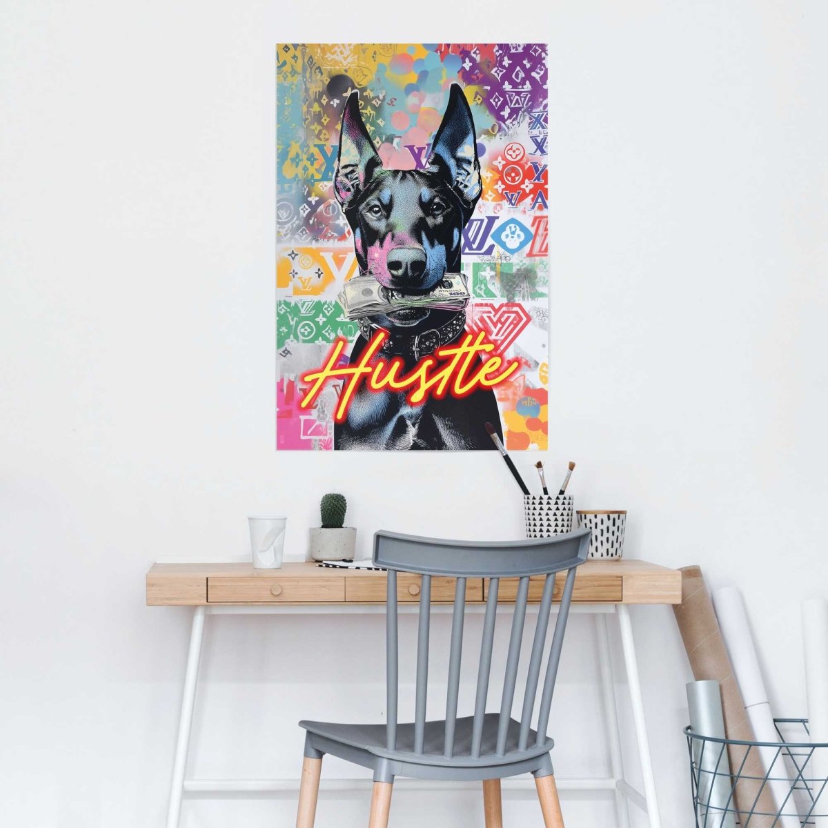 Poster Street Dog Hustle 91,5x61 - Reinders