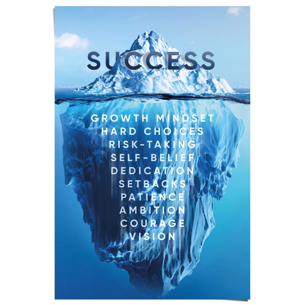 Poster Succes heeft diepte 91,5x61 - Reinders