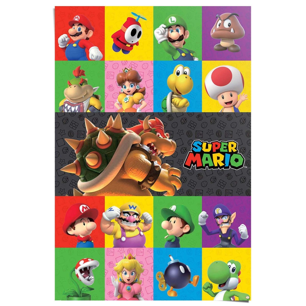 Poster Super Mario - characters 91,5x61 - Reinders