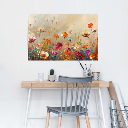 Poster Zomers bloemenveld 61x91,5 - Reinders