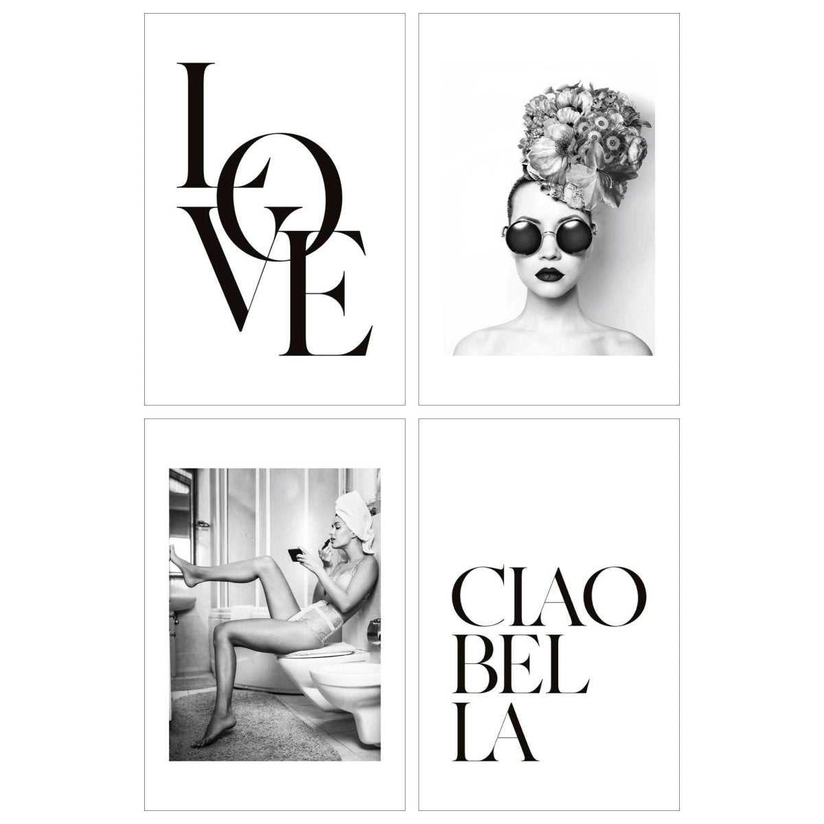 Premium Poster set Ciao Bella 30x20 - Art Print - Reinders