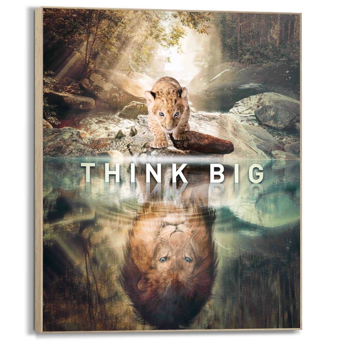 Schilderij Believe in yourself 40x50 - Reinders