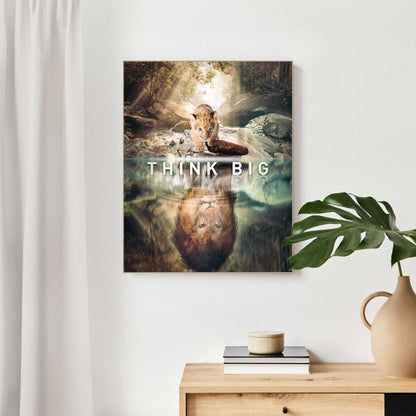 Schilderij Believe in yourself 40x50 - Reinders