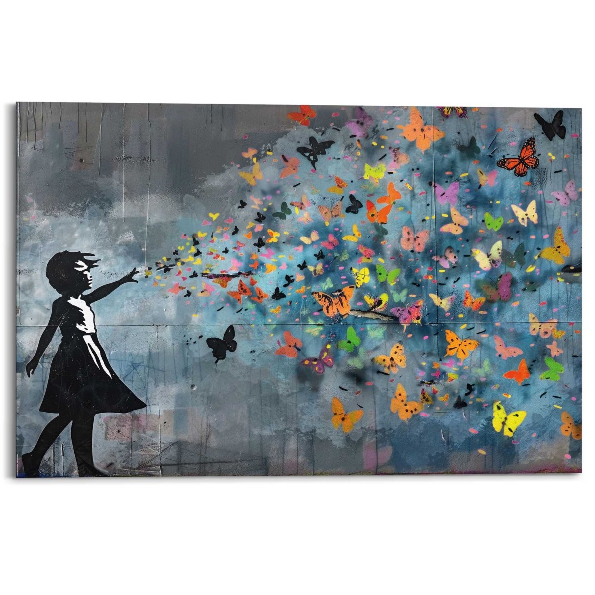 Schilderij Butterfly Breeze 60x90 - Reinders