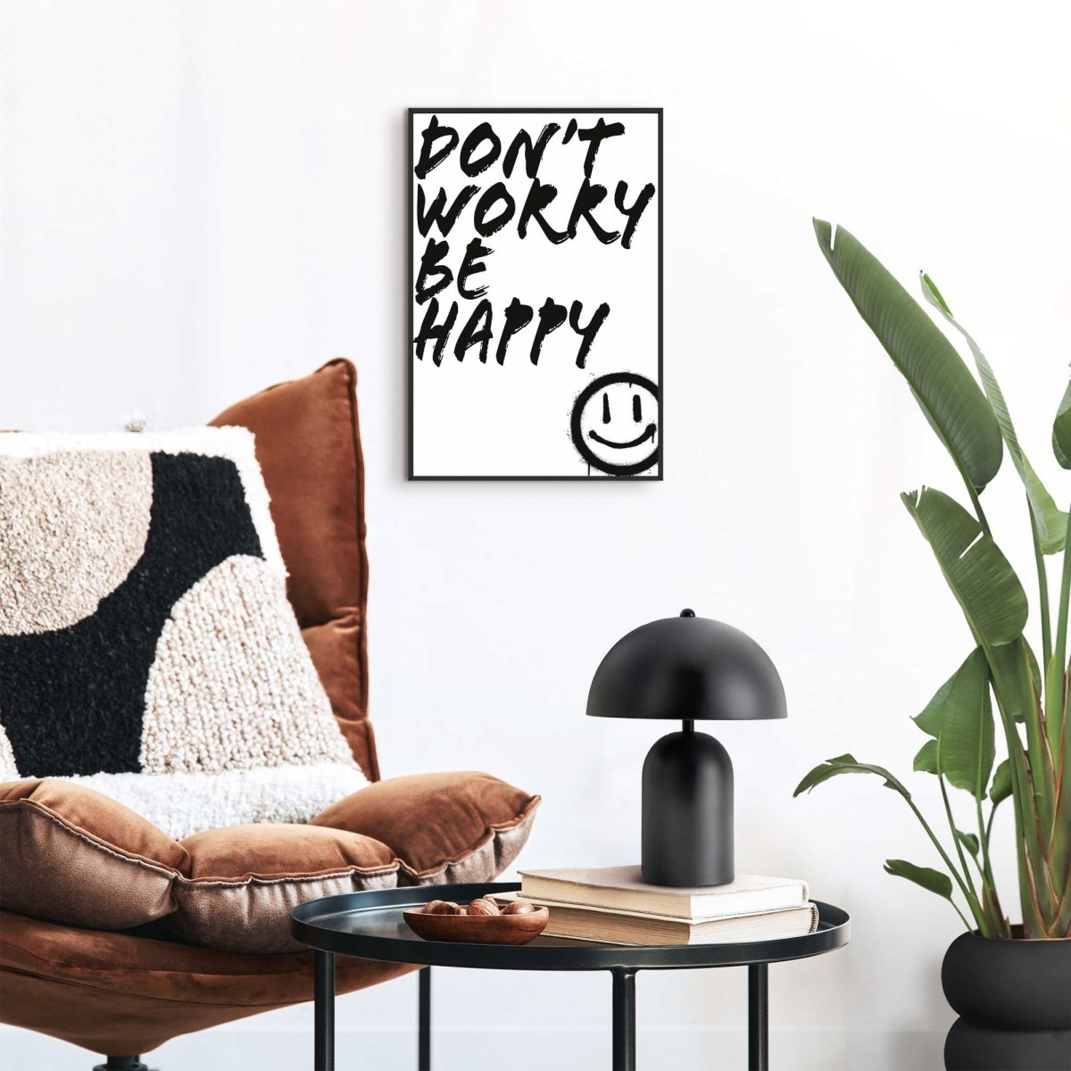 Schilderij Don't Worry 30x20 - Reinders